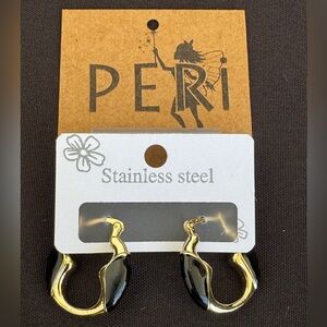 PERI’S Stainless Steel Gold Earrings